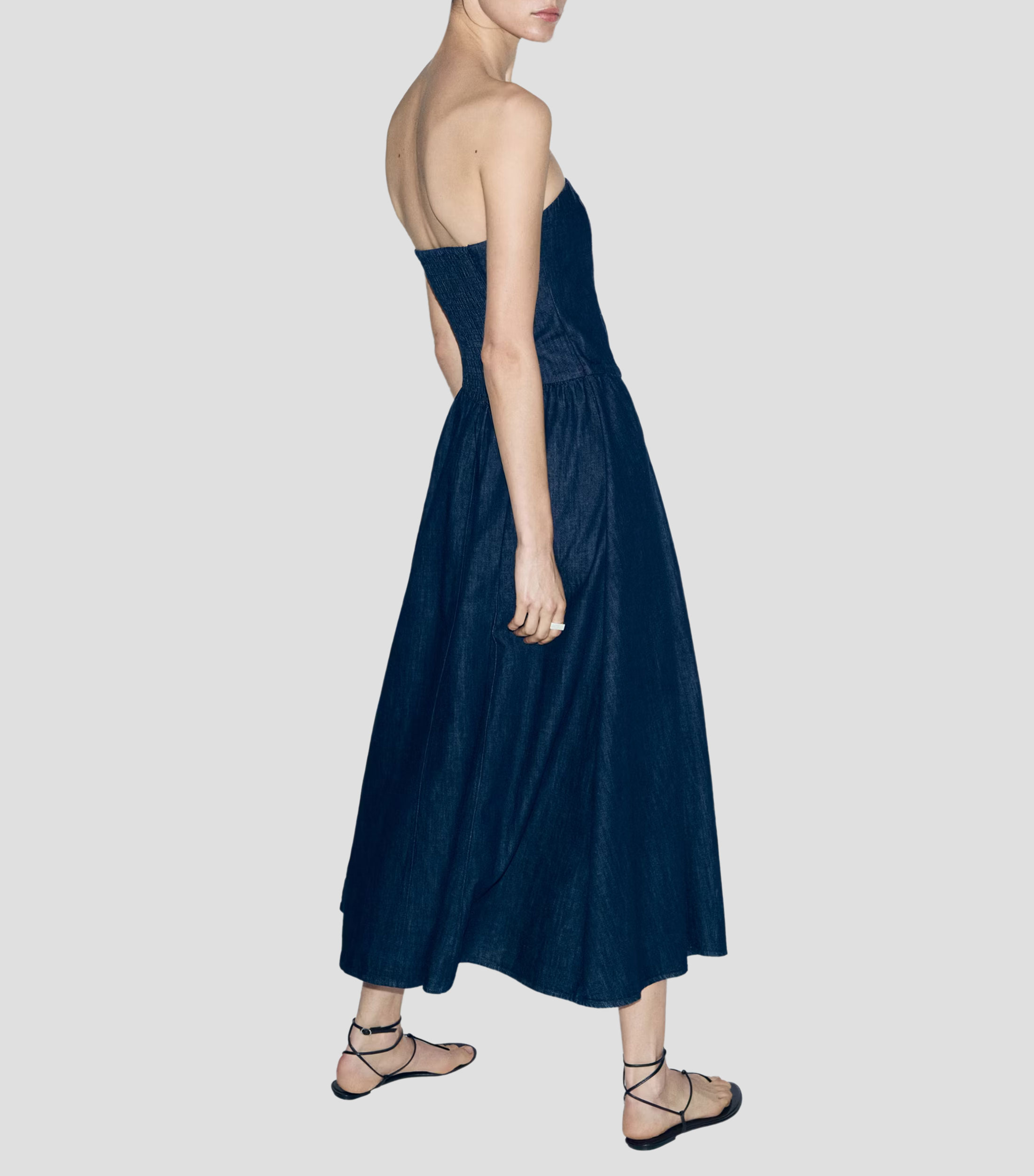 Vestido largo sólido Mujer